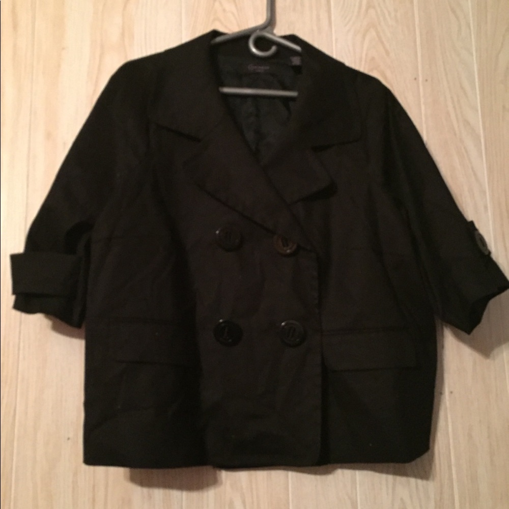 Jacket plus size 3/4 sleeves